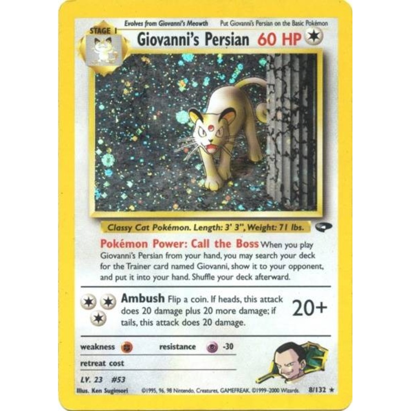 Giovanni's Persian (8/132) [Gym Challenge Unlimited]