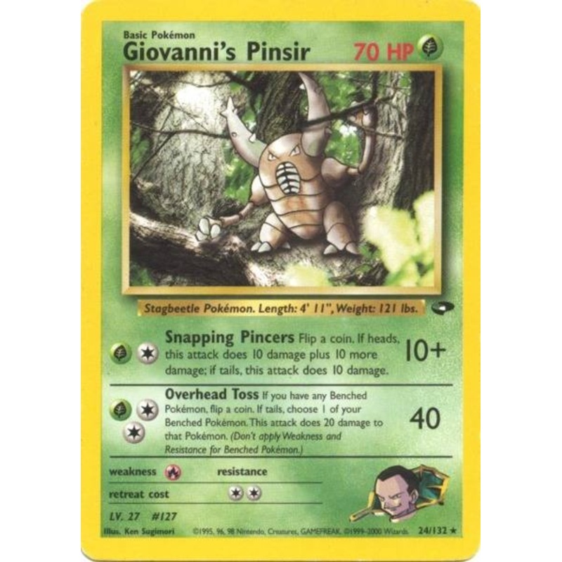 Giovanni's Pinsir (24/132) [Gym Challenge Unlimited]