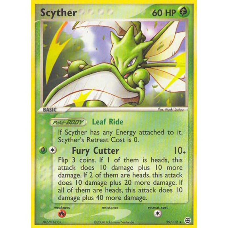 Scyther (29/112) [EX: FireRed & LeafGreen]