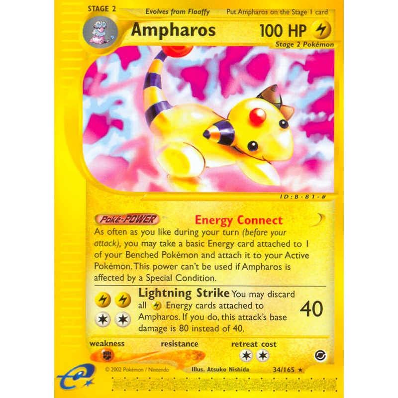 Ampharos (34/165) [Expedition: Base Set]
