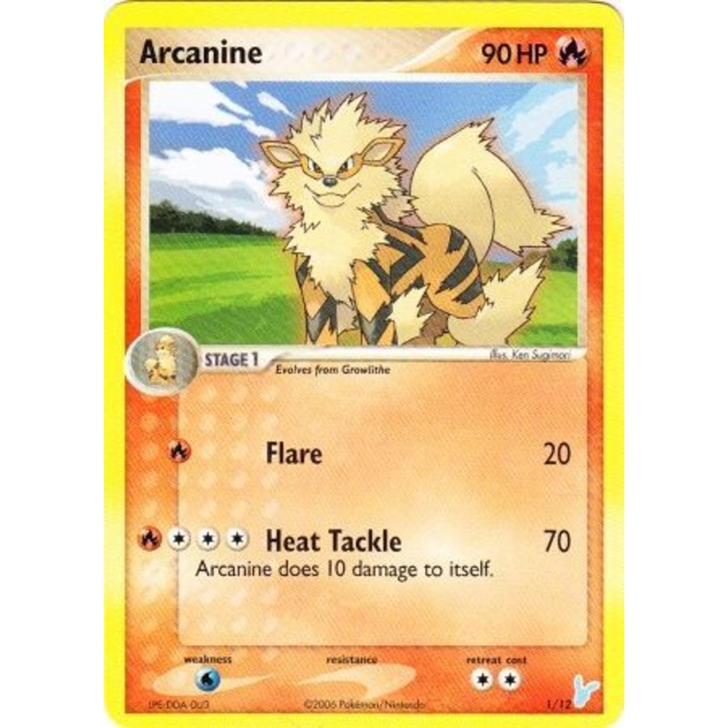 Arcanine (1/12) [EX: Trainer Kit 2 - Minun]