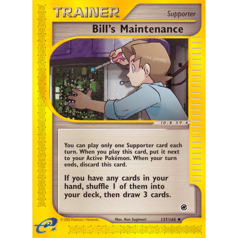 Bill's Maintenance (137/165) [Expedition: Base Set]