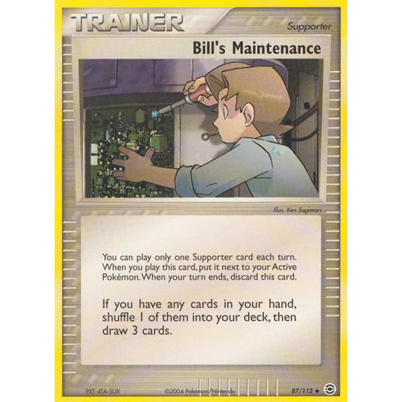 Bill's Maintenance (87/112) [EX: FireRed & LeafGreen]