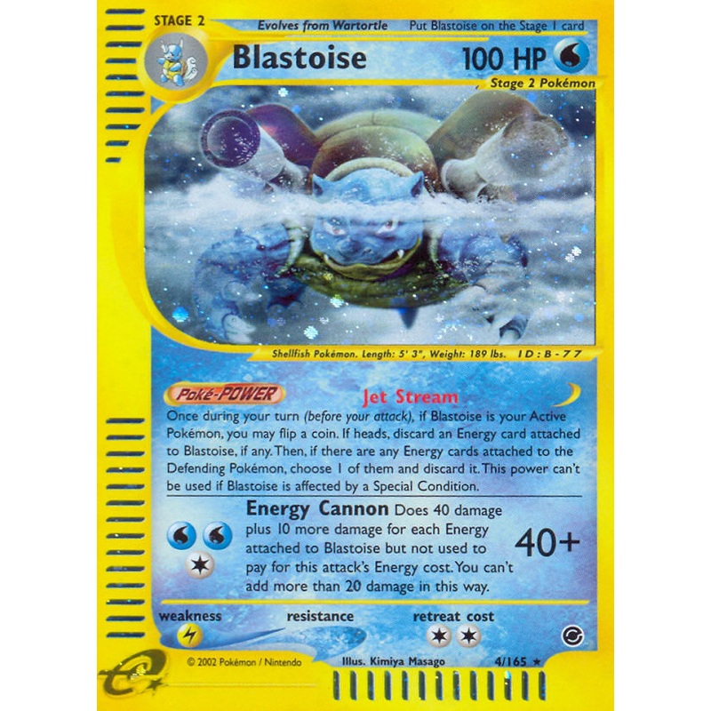 Blastoise (4/165) [Expedition: Base Set]