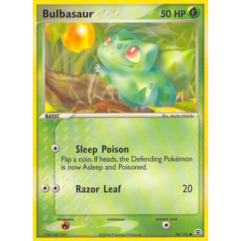 Bulbasaur (54/112) [EX: FireRed & LeafGreen]