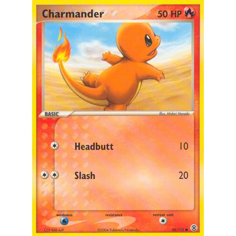 Charmander (58/112) [EX: FireRed & LeafGreen]
