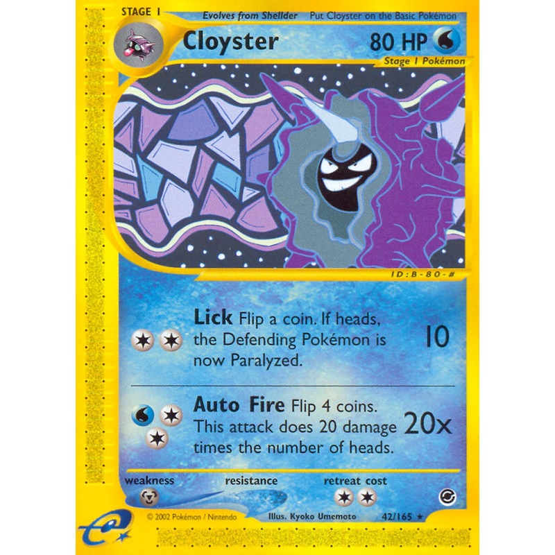 Cloyster (42/165) [Expedition: Base Set]