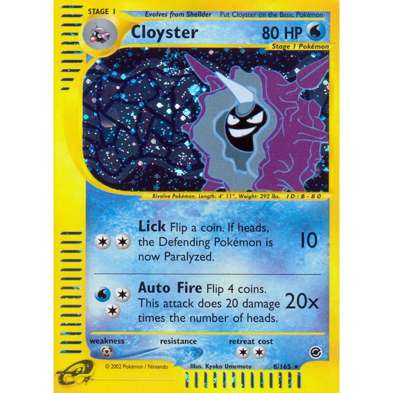 Cloyster (8/165) [Expedition: Base Set]