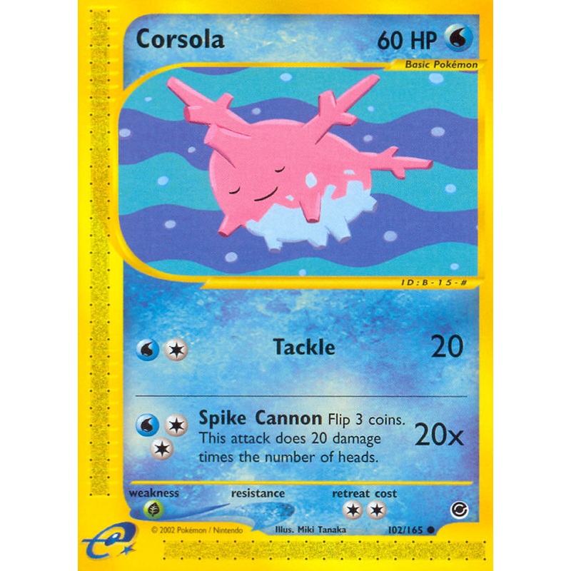 Corsola (102/165) [Expedition: Base Set]