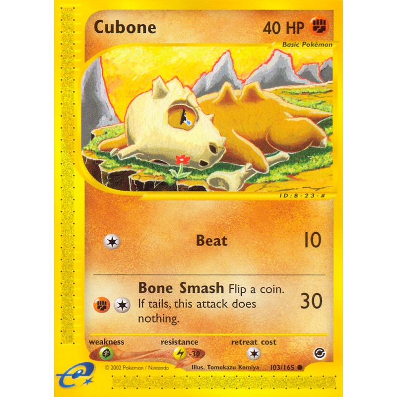 Cubone (103/165) [Expedition: Base Set]