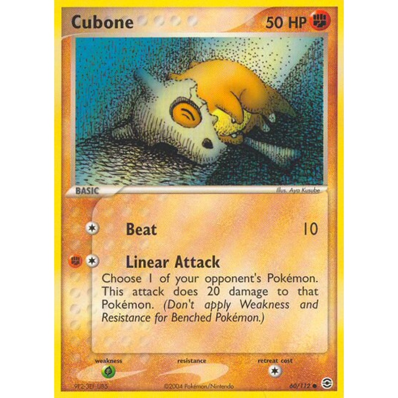 Cubone (60/112) [EX: FireRed & LeafGreen]