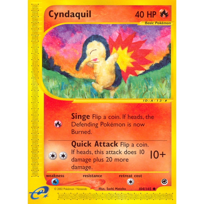 Cyndaquil (104/165) [Expedition: Base Set]