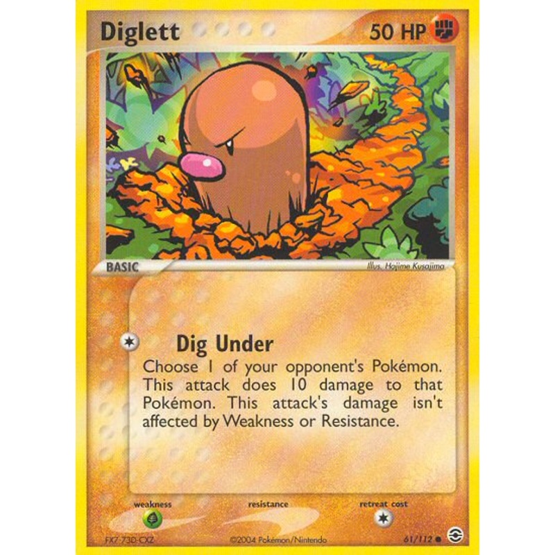 Diglett (61/112) [EX: FireRed & LeafGreen]