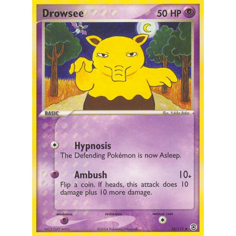 Drowzee (32/112) [EX: FireRed & LeafGreen]