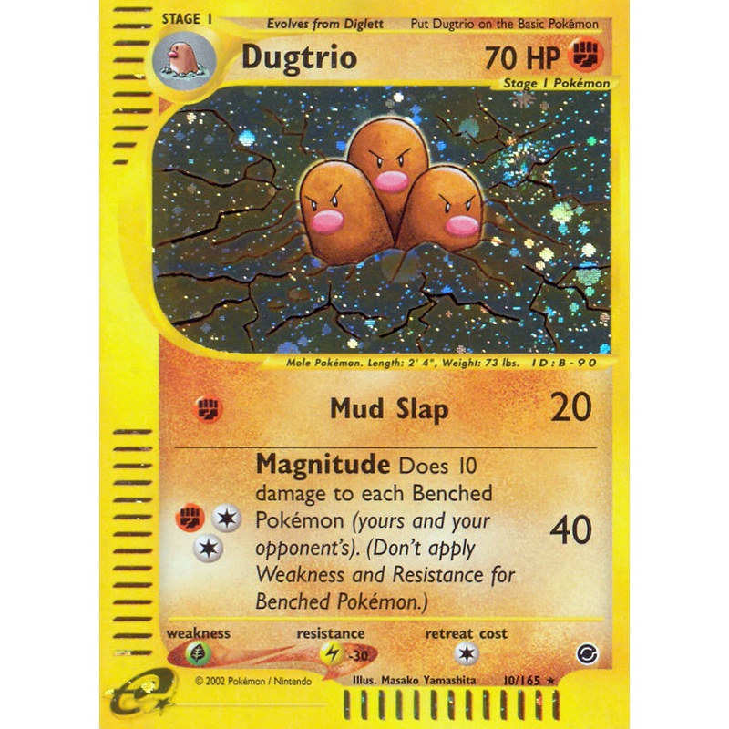 Dugtrio (10/165) [Expedition: Base Set]