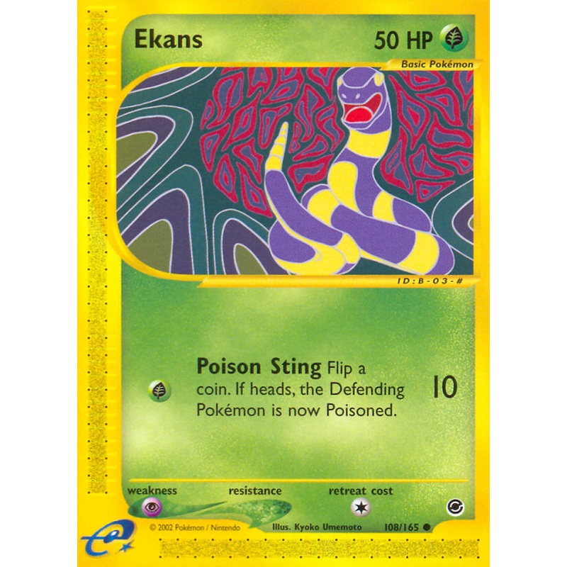 Ekans (108/165) [Expedition: Base Set]
