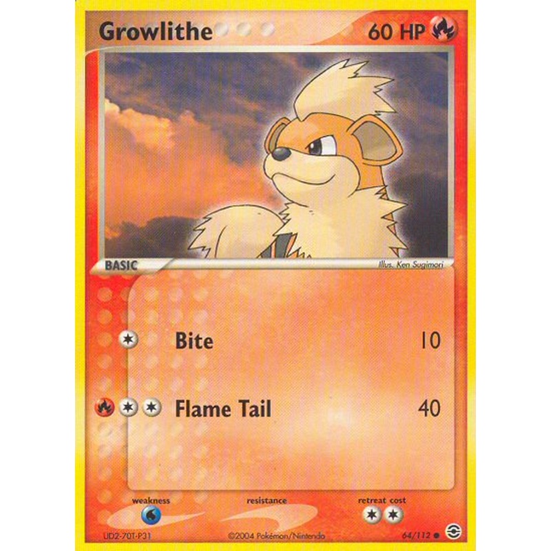 Growlithe (64/112) [EX: FireRed & LeafGreen]