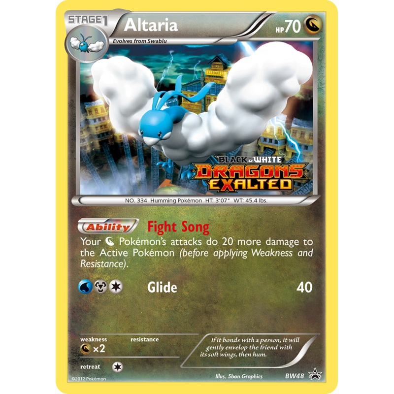 Altaria (BW48) [Black & White: Black Star Promos]