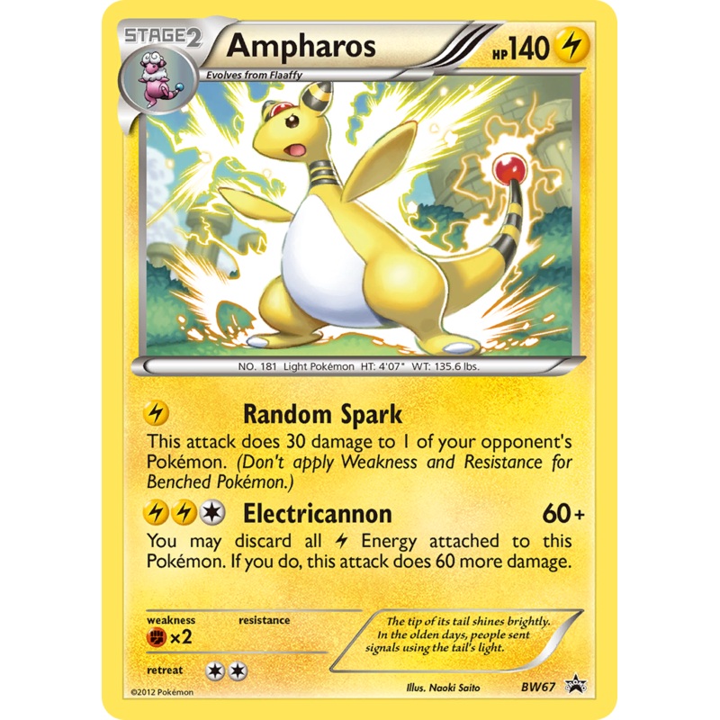 Ampharos (BW67) [Black & White: Black Star Promos]