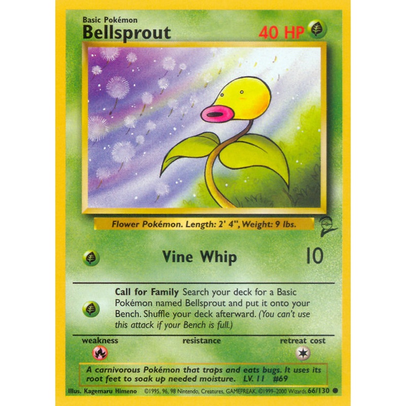 Bellsprout (66/130) [Base Set 2]