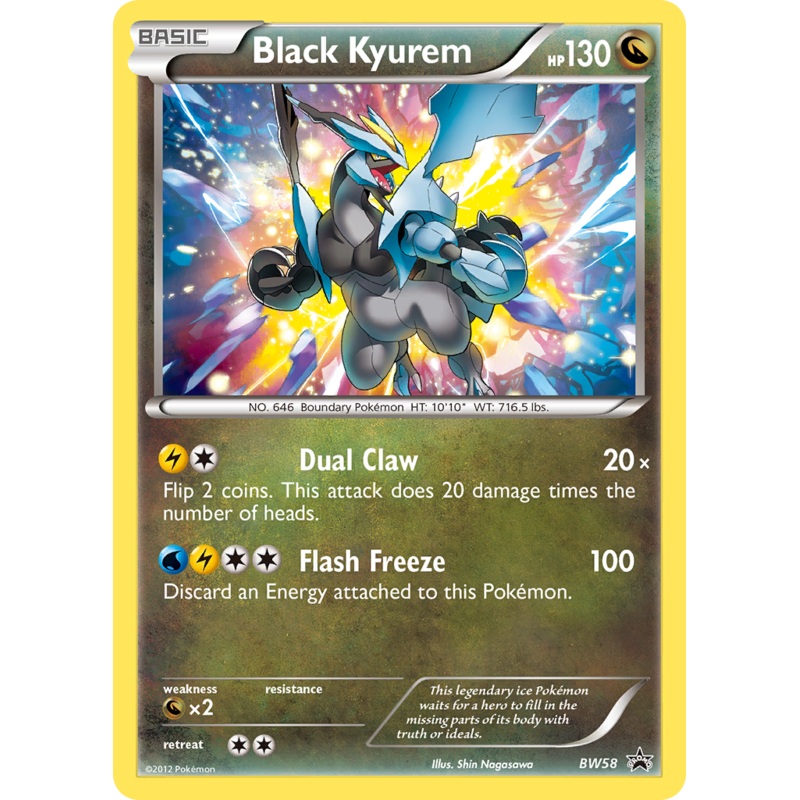 Black Kyurem (BW58) [Black & White: Black Star Promos]