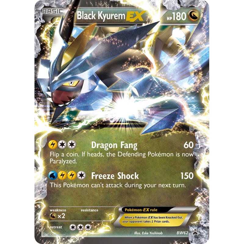 Black Kyurem EX (BW62) [Black & White: Black Star Promos]