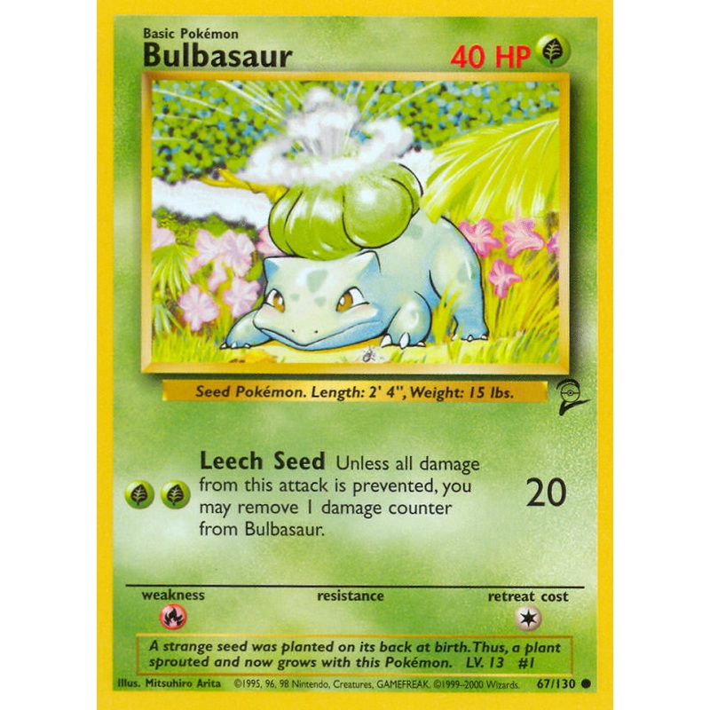 Bulbasaur (67/130) [Base Set 2]