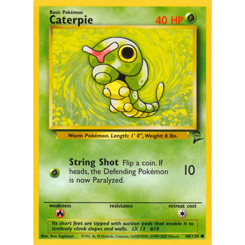 Caterpie (68/130) [Base Set 2]