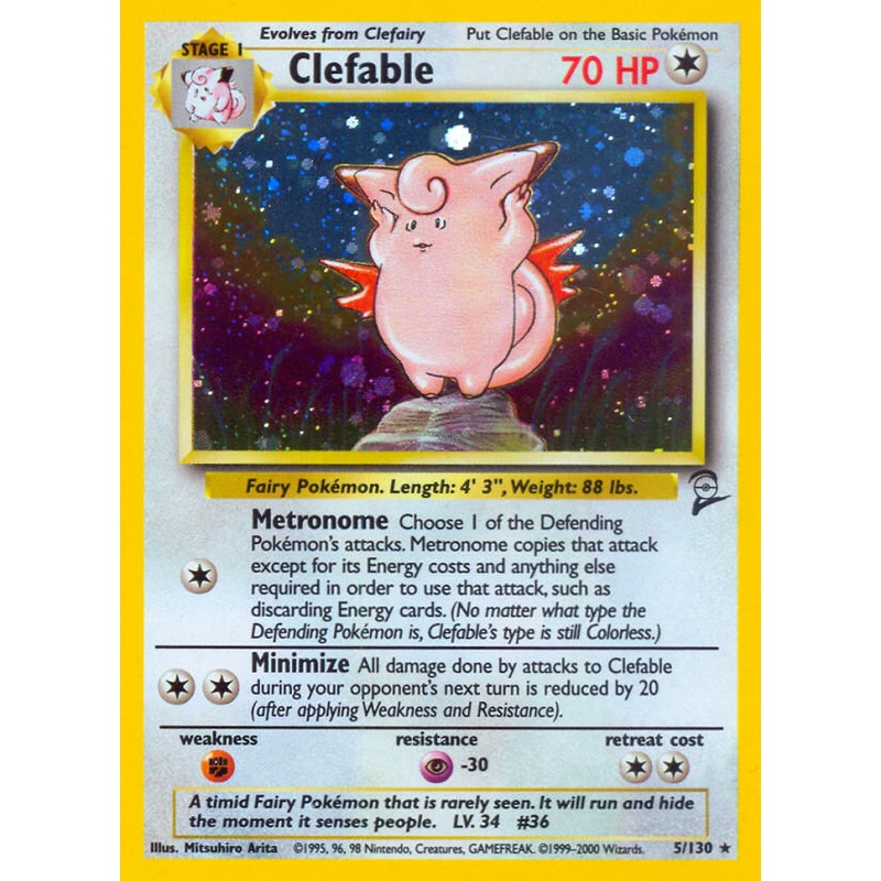 Clefable (5/130) [Base Set 2]