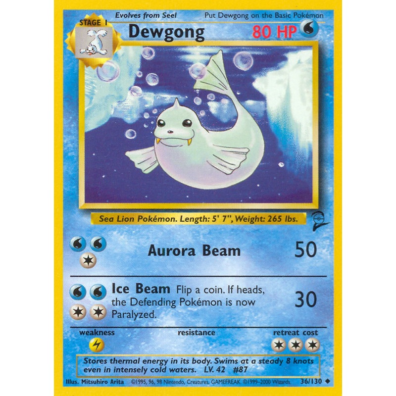 Dewgong (36/130) [Base Set 2]