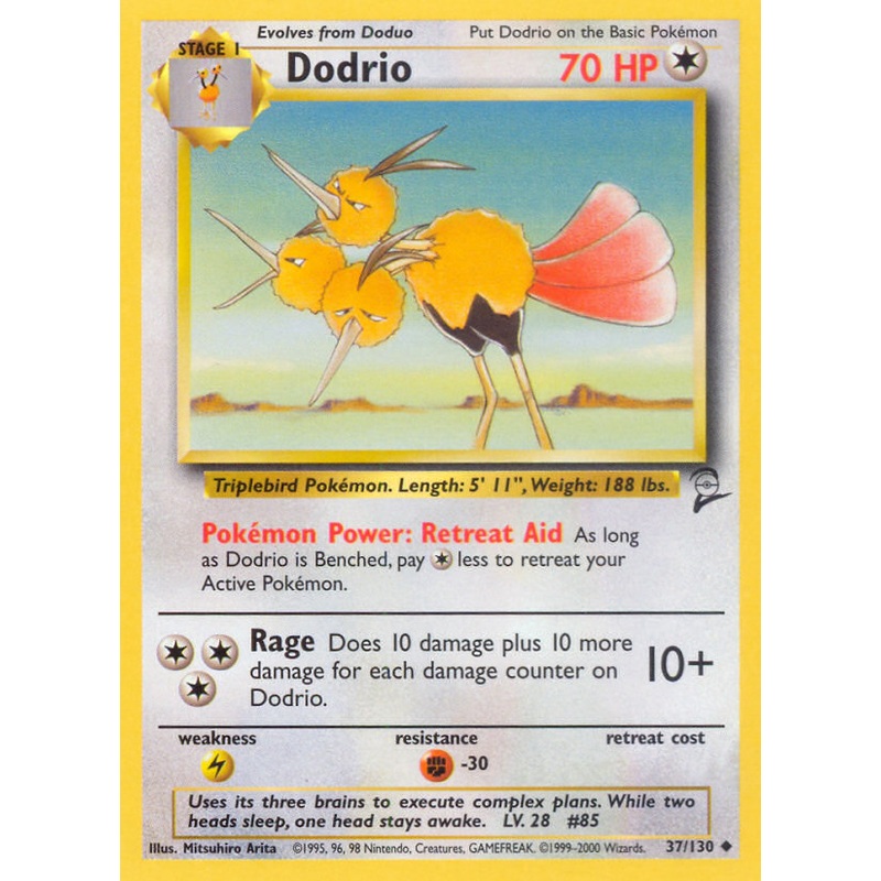 Dodrio (37/130) [Base Set 2]