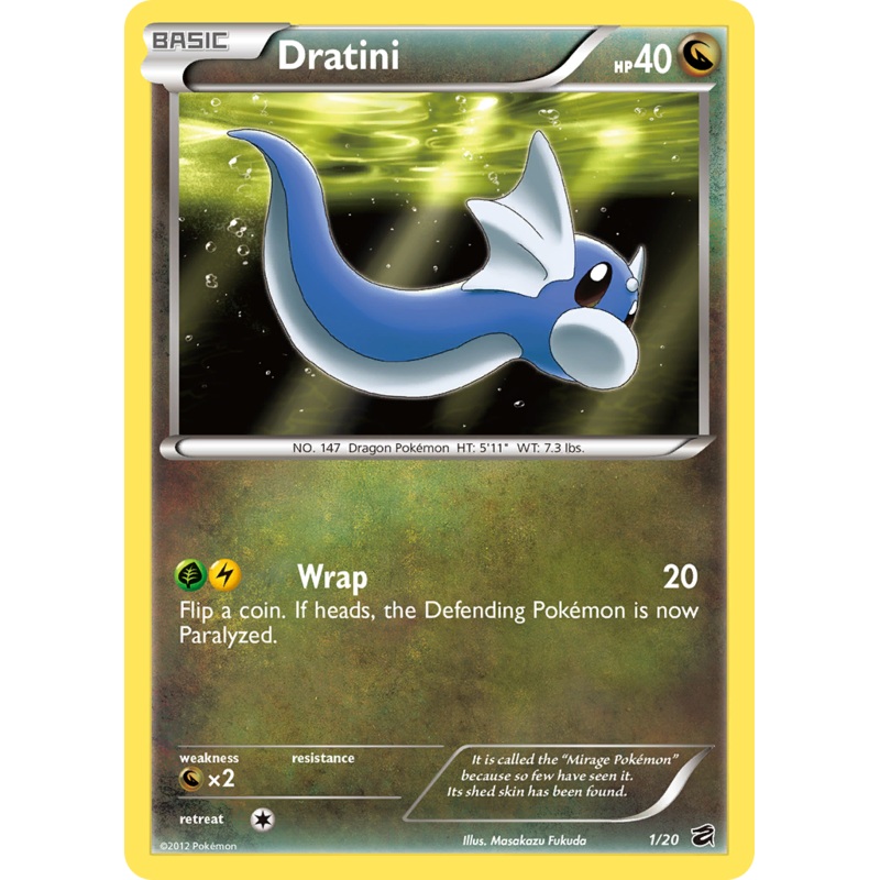 Dratini (1/20) [Black & White: Dragon Vault]