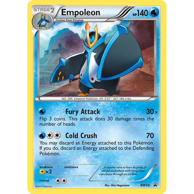 Empoleon (BW56) [Black & White: Black Star Promos]