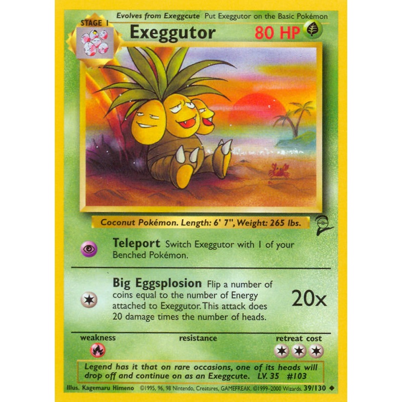 Exeggutor (39/130) [Base Set 2]
