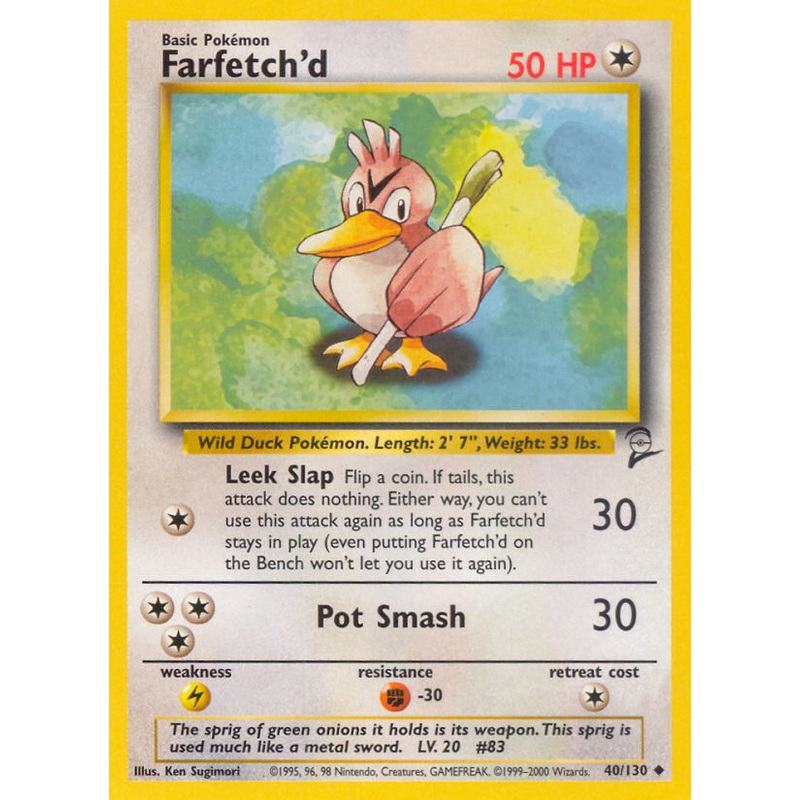 Farfetch'd (40/130) [Base Set 2]