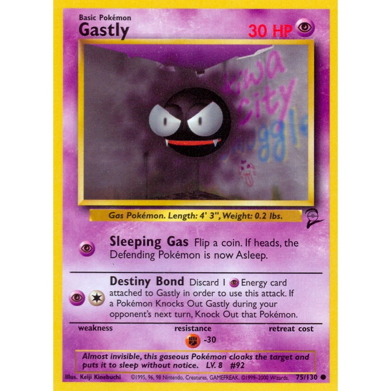 Gastly (75/130) [Base Set 2]