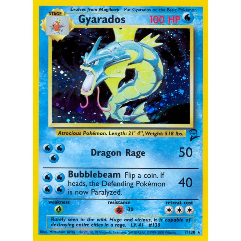 Gyarados (7/130) [Base Set 2]