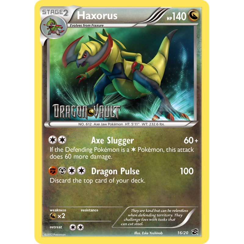 Haxorus (16/20) [Black & White: Dragon Vault]