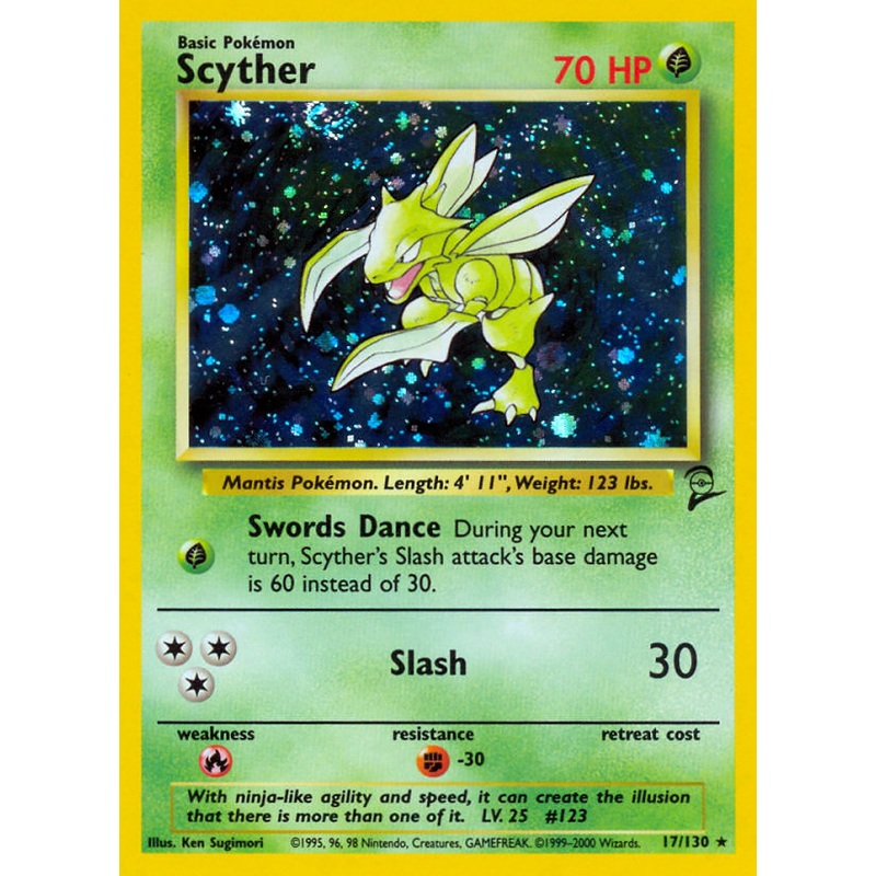Scyther (17/130) [Base Set 2]