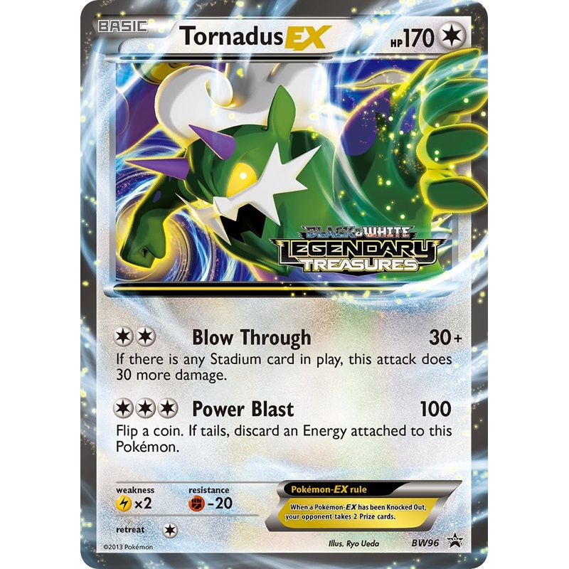 Tornadus EX (BW96) [Black & White: Black Star Promos]