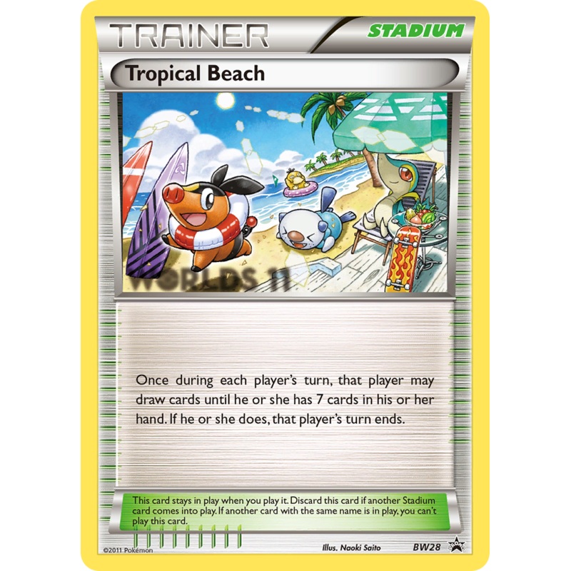 Tropical Beach (BW28) [Black & White: Black Star Promos]