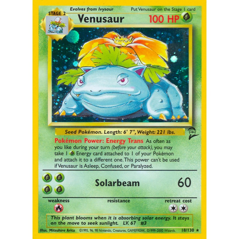 Venusaur (18/130) [Base Set 2]
