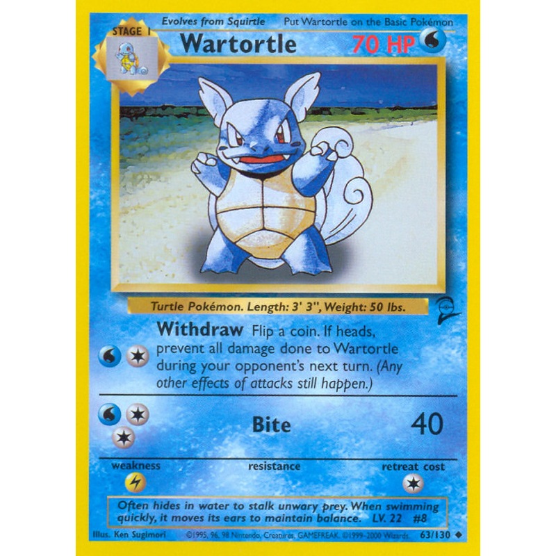 Wartortle (63/130) [Base Set 2]