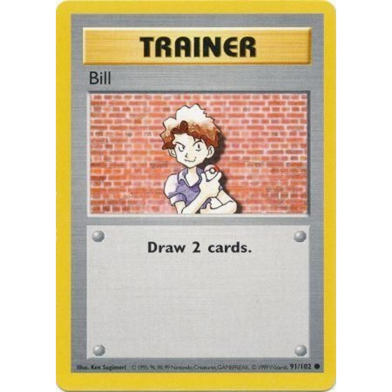 Bill (91/102) [Base Set Shadowless Unlimited]
