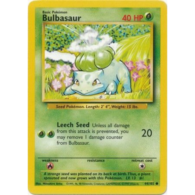 Bulbasaur (44/102) [Base Set Unlimited]