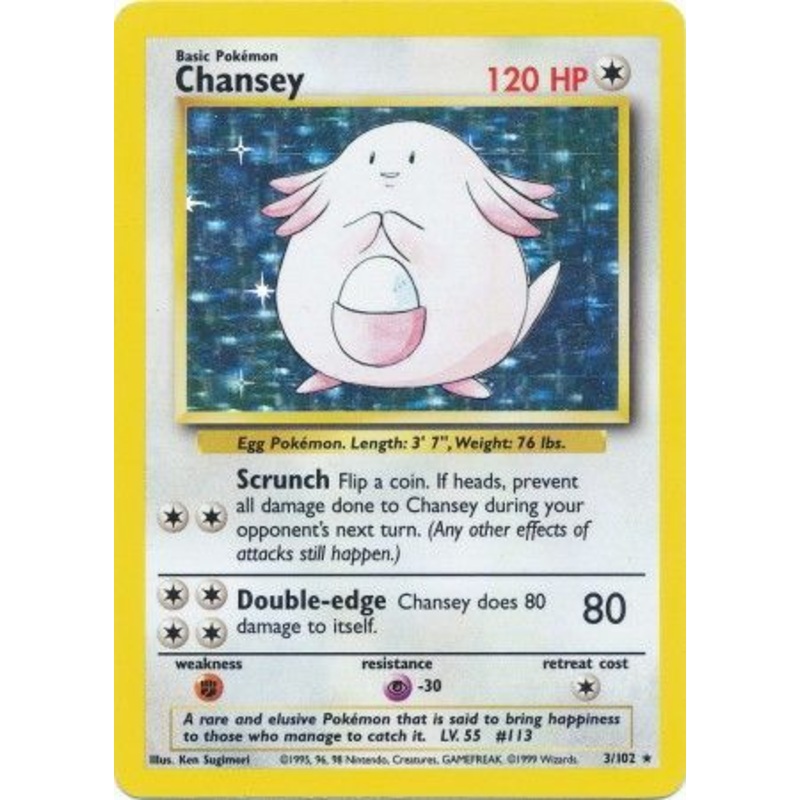 Chansey (3/102) [Base Set Unlimited]
