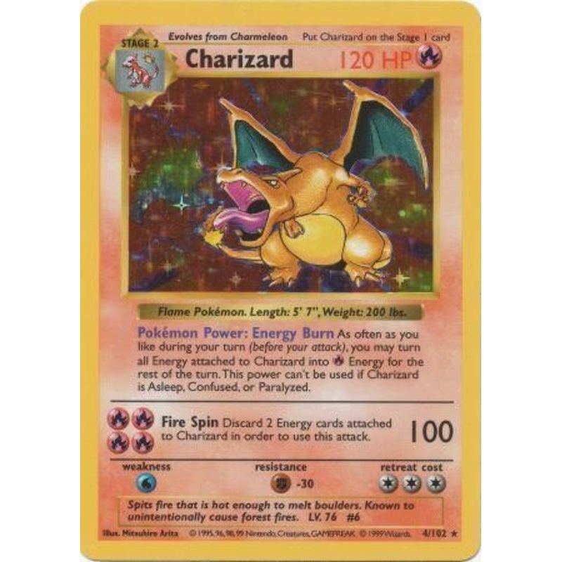 Charizard (4/102) [Base Set Shadowless Unlimited]
