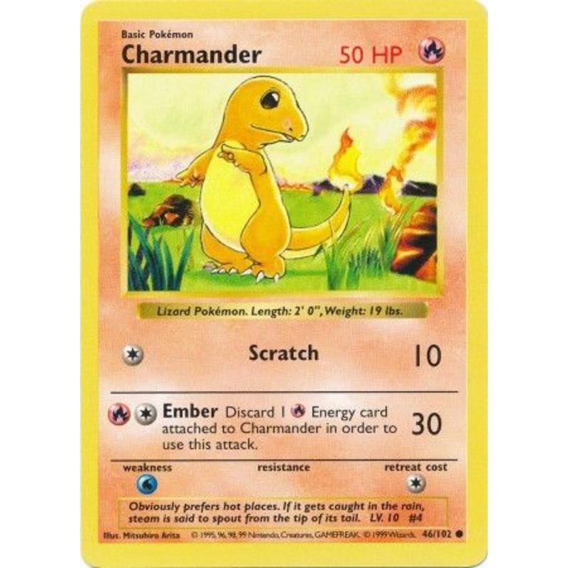 Charmander (46/102) [Base Set Shadowless Unlimited]