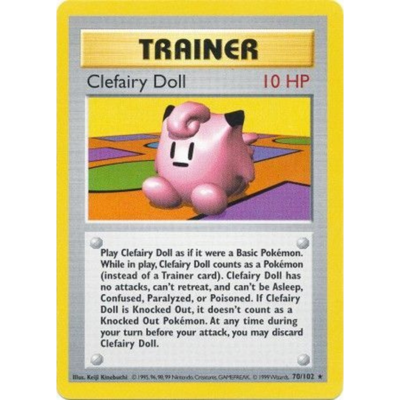 Clefairy Doll (70/102) [Base Set Shadowless Unlimited]
