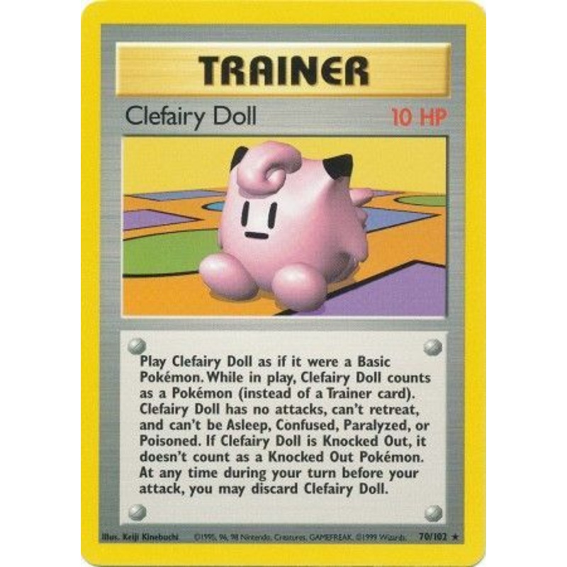 Clefairy Doll (70/102) [Base Set Unlimited]